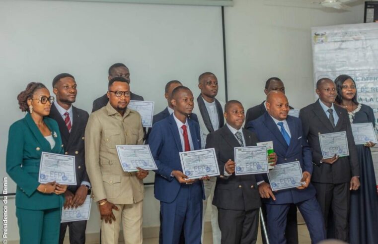 Bénin : nouvelle cohorte d’éducateurs surveillés prête