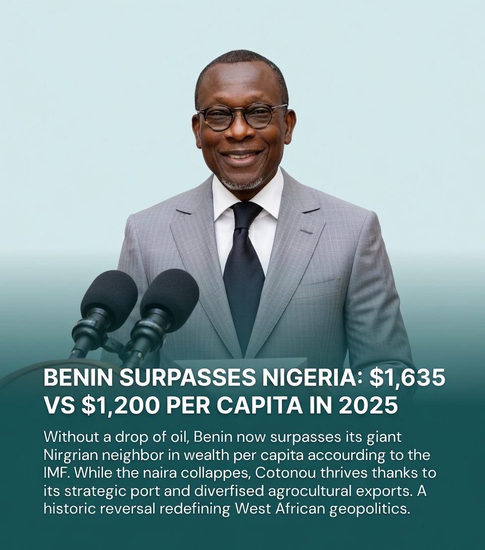 Challenging the giants: Benin’s per capita wealth eclipses nigeria’s