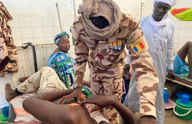 Commander of Chad-CAR joint force visits injured Korbol soldiers