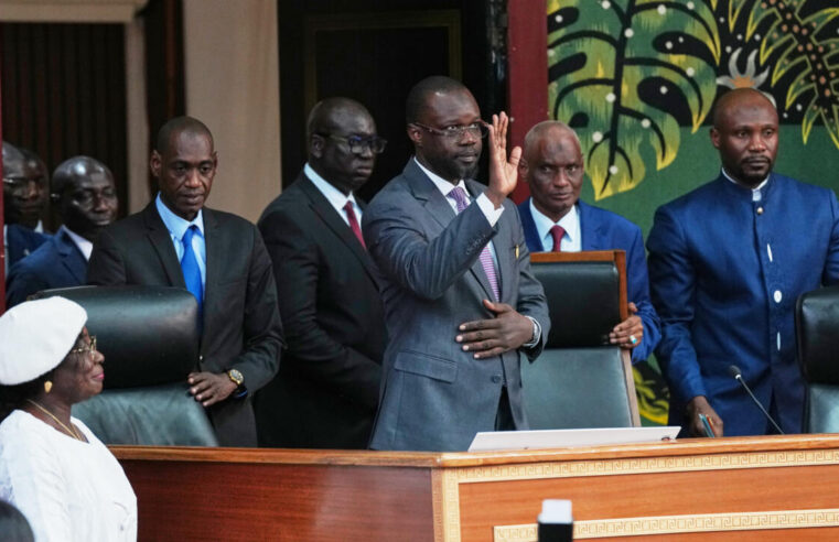 Ousmane sonko on leading Senegal’s national assembly amid political tensions