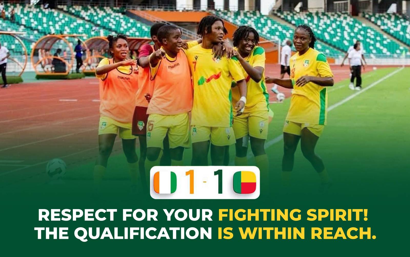 Bénin’s amazones u20 snag a crucial draw in Abidjan, bringing the fight home