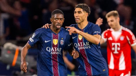 Psg players dembélé and hakimi sit out training match ahead of arsenal final