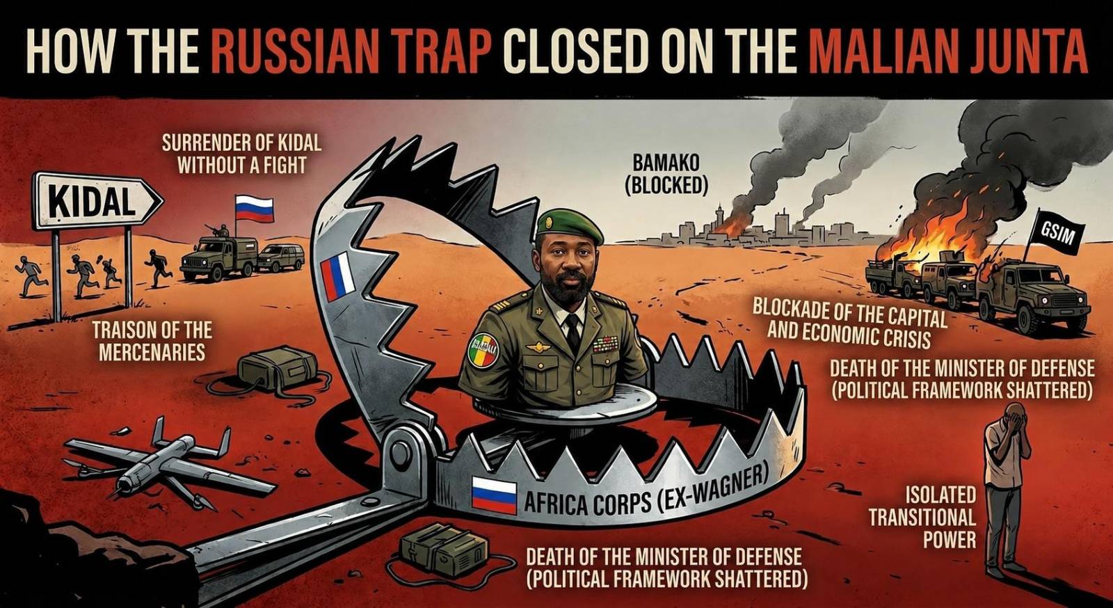 How the russian trap tightened around Mali’s junta