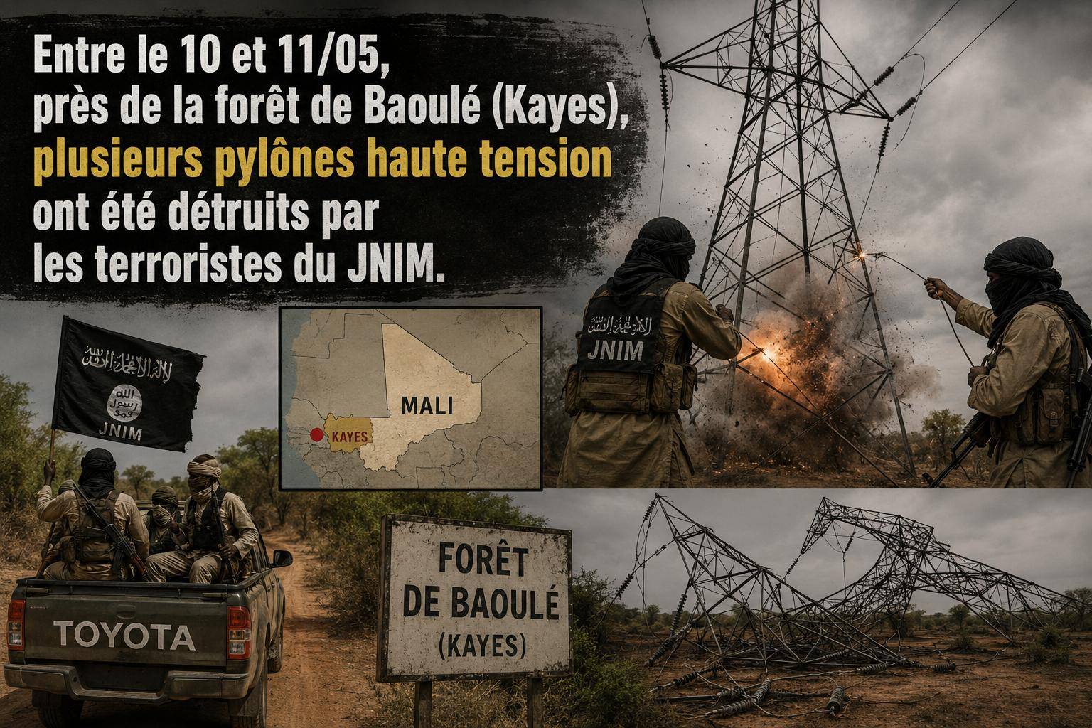 Bamako plunged into darkness as sabotage targets Mali’s power grid