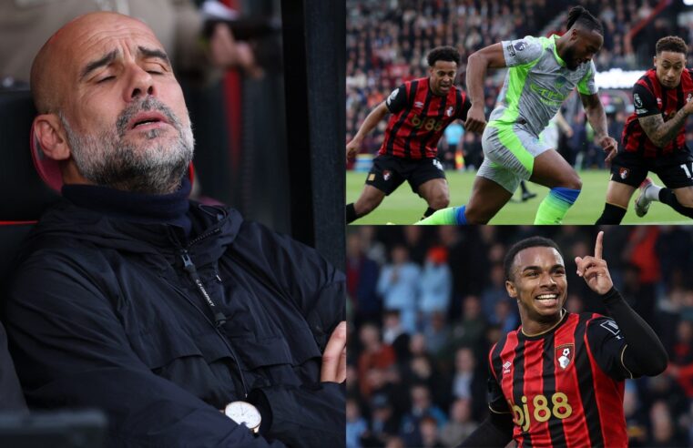 Manchester City’s title hopes crushed in draw at Bournemouth, Arsenal crowned champions