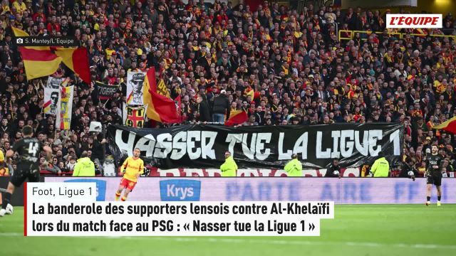 French league 1 supporters protest against PSG president nasser al-khelaifi