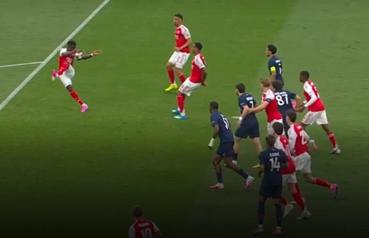 Controversial penalty check in PSG arsenal champions league final