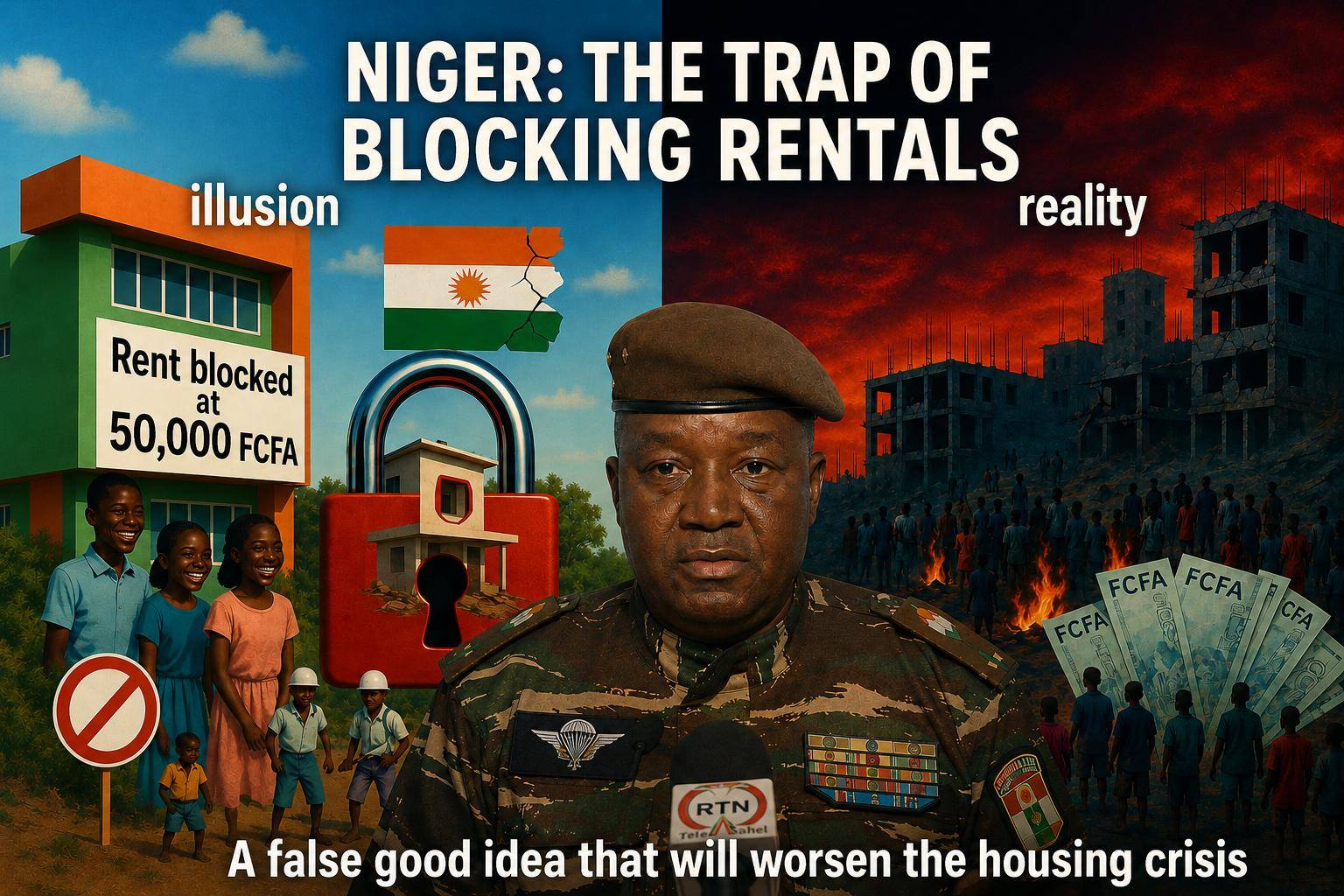 Niger’s military government faces backlash over rent control decree