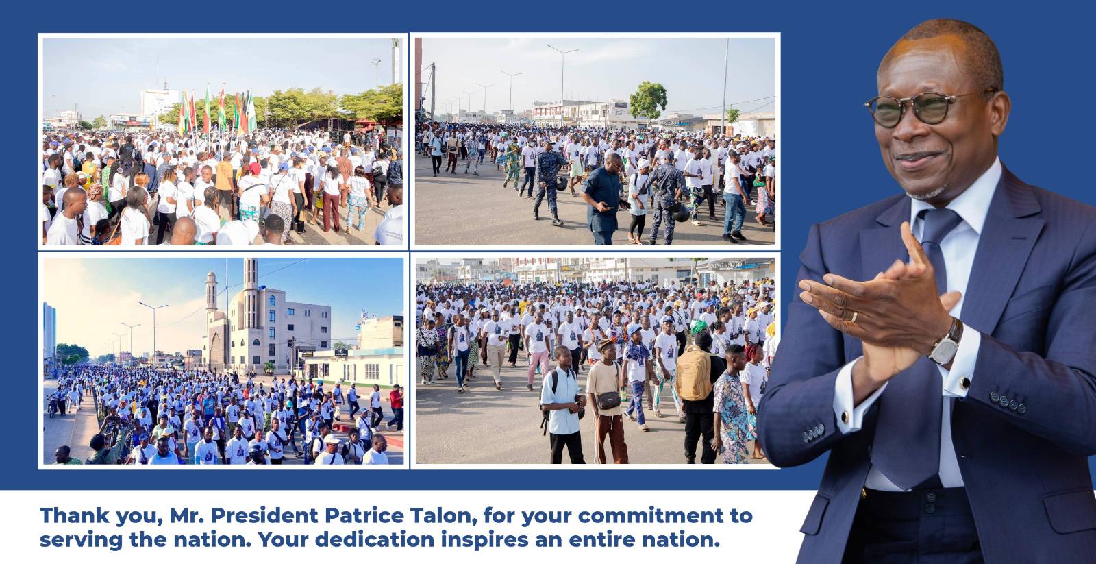 Bénin: a decade of transformation under Patrice Talon concludes with national gratitude