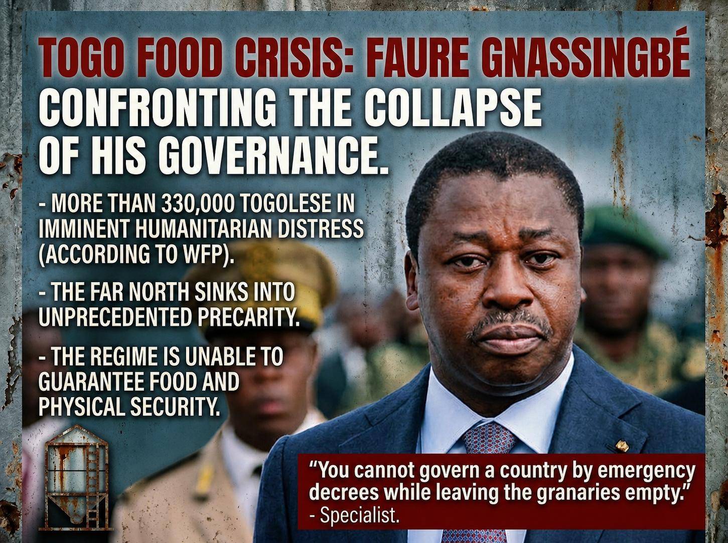 Togo’s governance under scrutiny amid escalating food crisis in the north