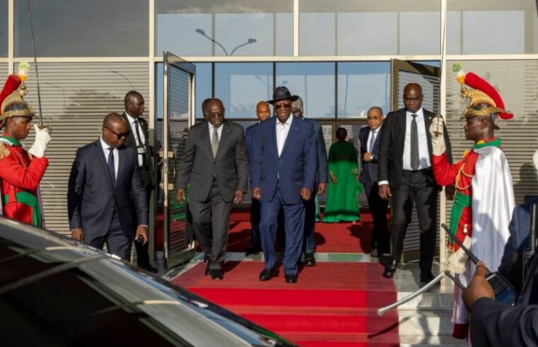 Ivory coast president ouattara returns from Kenya summit