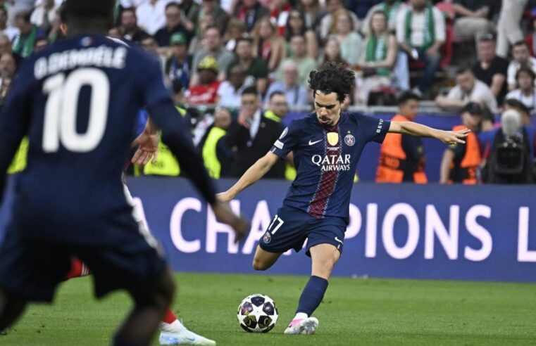 Vitinha named man of the match in Paris sg’s champions league triumph