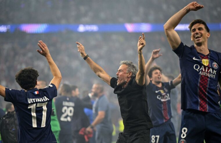 Paris Saint-Germain’s golden era: supporters celebrate historic champions league double in Budapest