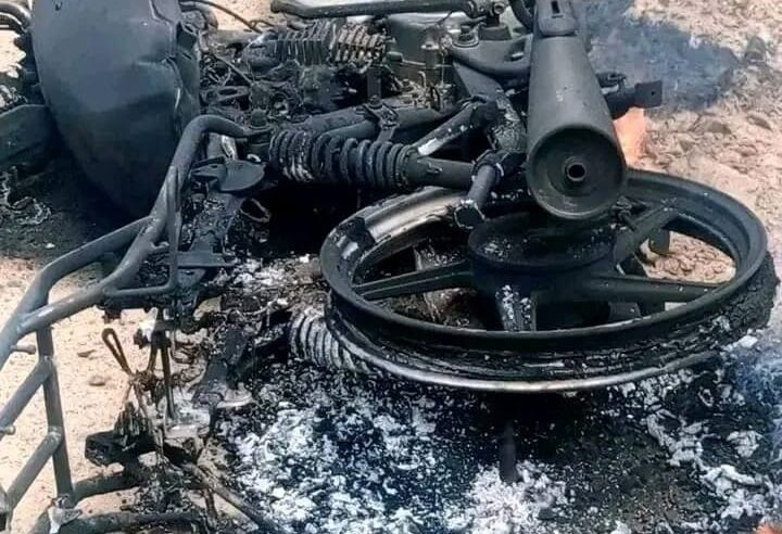 Deadly road crash in Koundoul, motorcyclist killed in fire