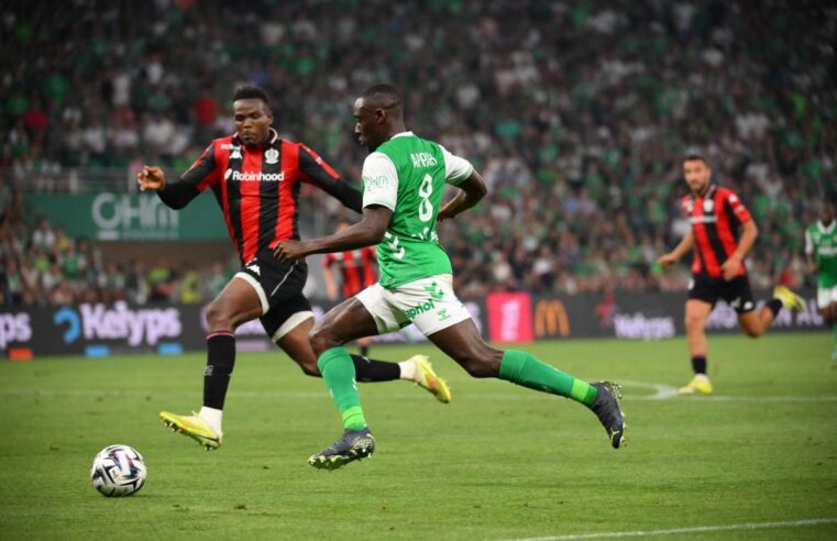Tense goalless draw sets up decisive ligue 1 playoff second leg for saint-étienne and nice