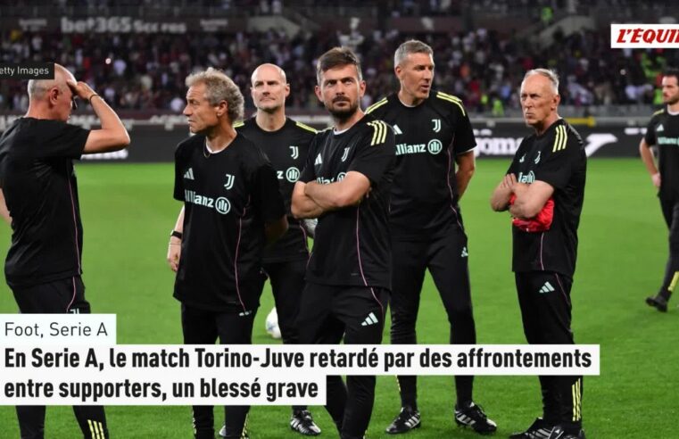 Turin derby postponed after violent clashes between fans