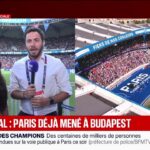Paris supporters gather early for psg arsenal champions league final hype