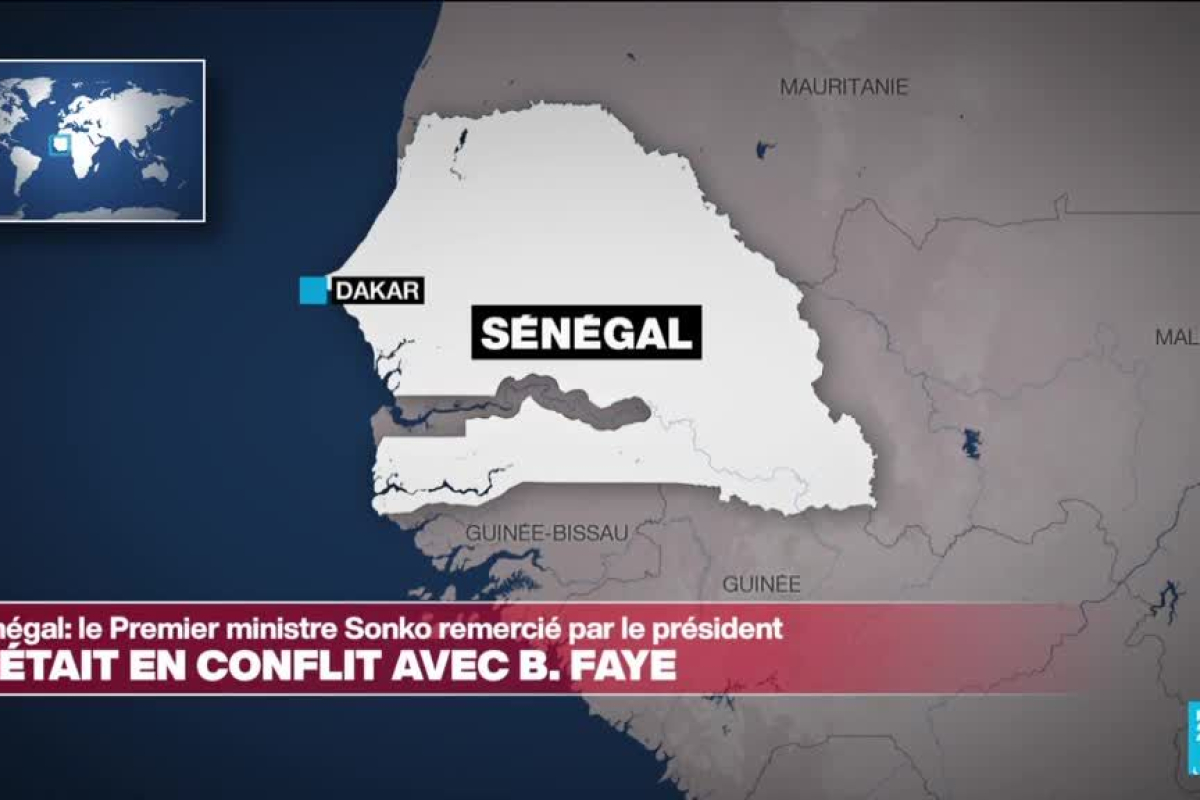 Senegal’s president dismisses Prime Minister Ousmane Sonko amid political shake-up