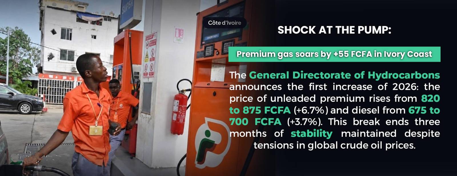 Fuel price disparity: Côte d’Ivoire versus Bénin