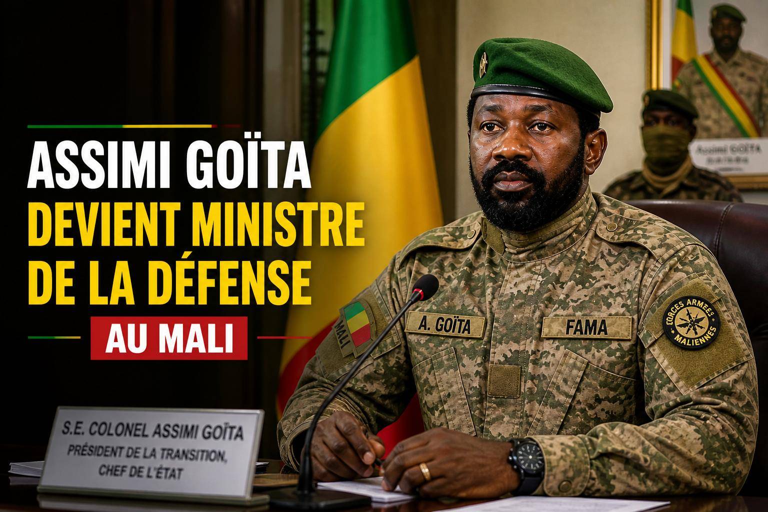 Mali’s assimi goïta centralizes power amid military setbacks