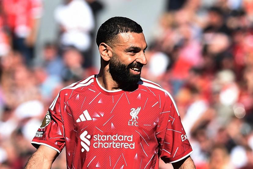 Mohamed Salah a délivré une passe décisive contre Brentford dimanche. (Peter Powell/Reuters)
