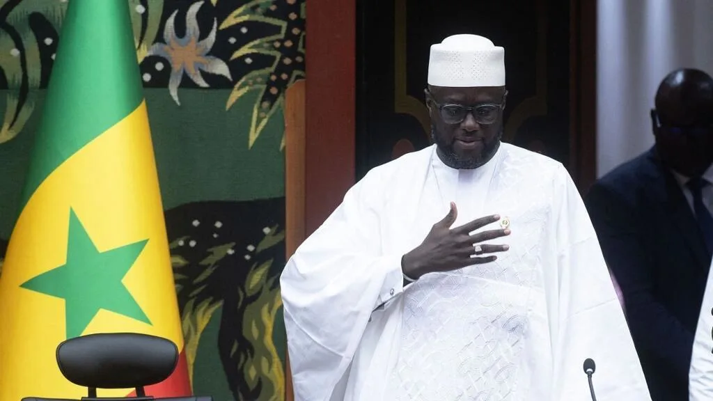 Portrait of Malick Ndiaye, Senegalese politician