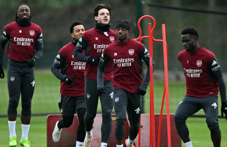 Arsenal’s pre-season hit as sak, rice, eze and madueke miss games due to england duties