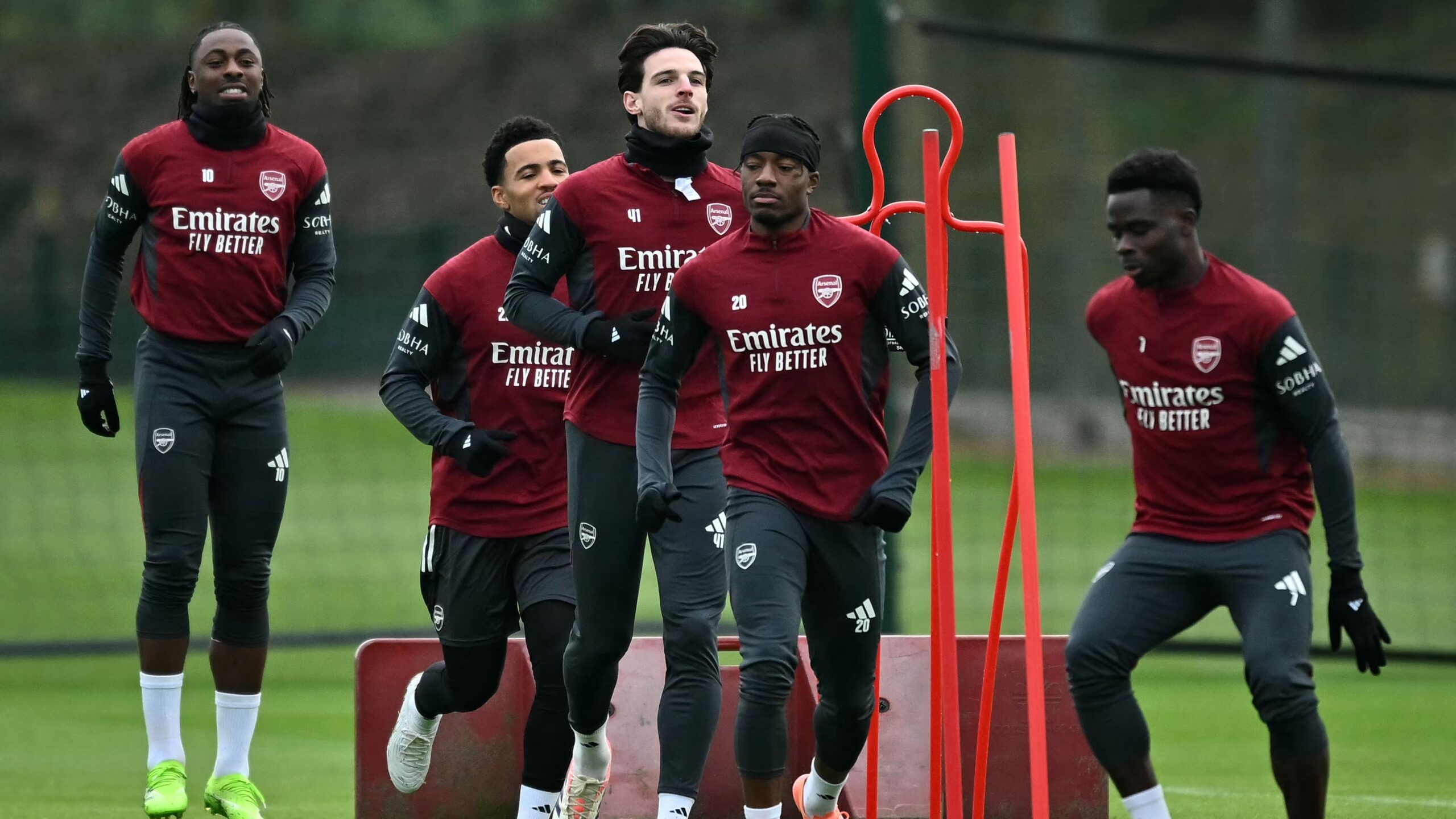 Arsenal’s pre-season hit as sak, rice, eze and madueke miss games due to england duties
