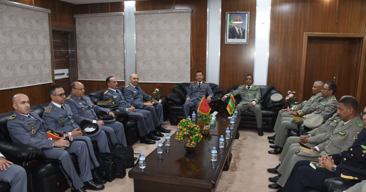 Moroccan military delegation visits Mauritania for strategic talks
