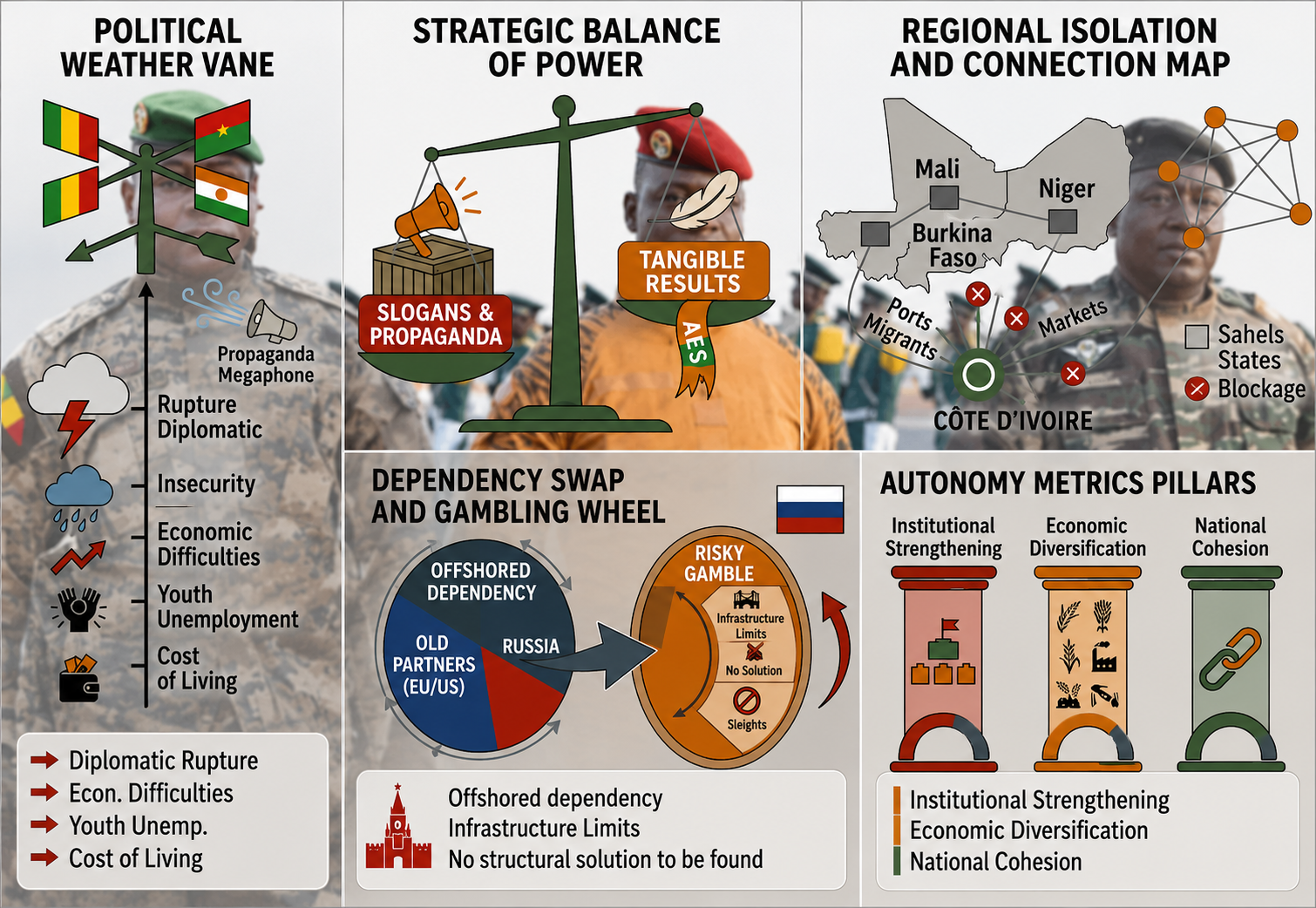 The Sahel alliance struggles with sovereignty claims amid persistent crises