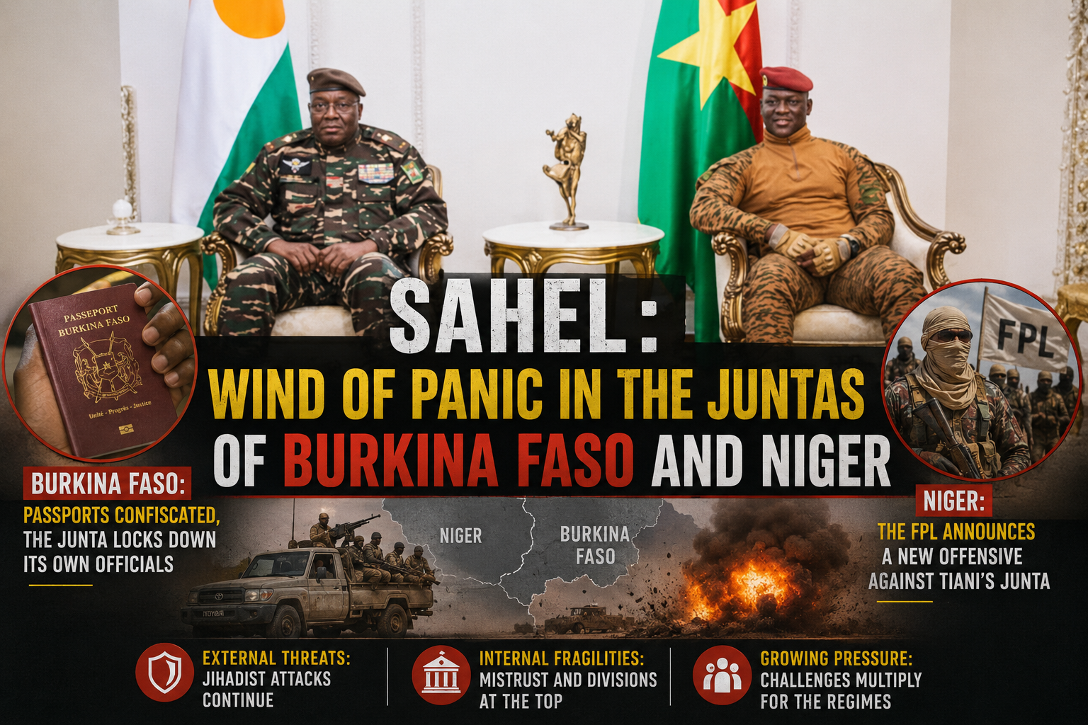Escalating pressures on military regimes in Burkina Faso and Niger