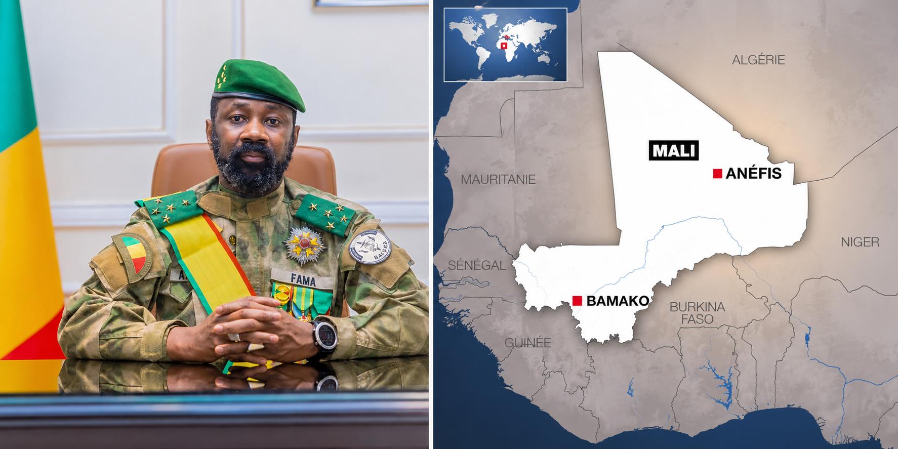 Major ambush strikes Mali army convoy near Tabankort in northern Mali