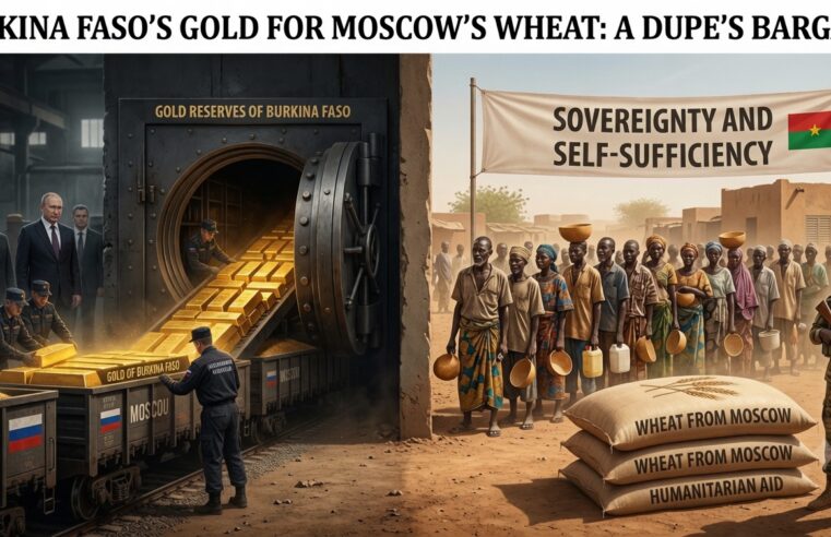 Burkina Faso’s gold traded for Moscow’s wheat in stark sovereignty paradox