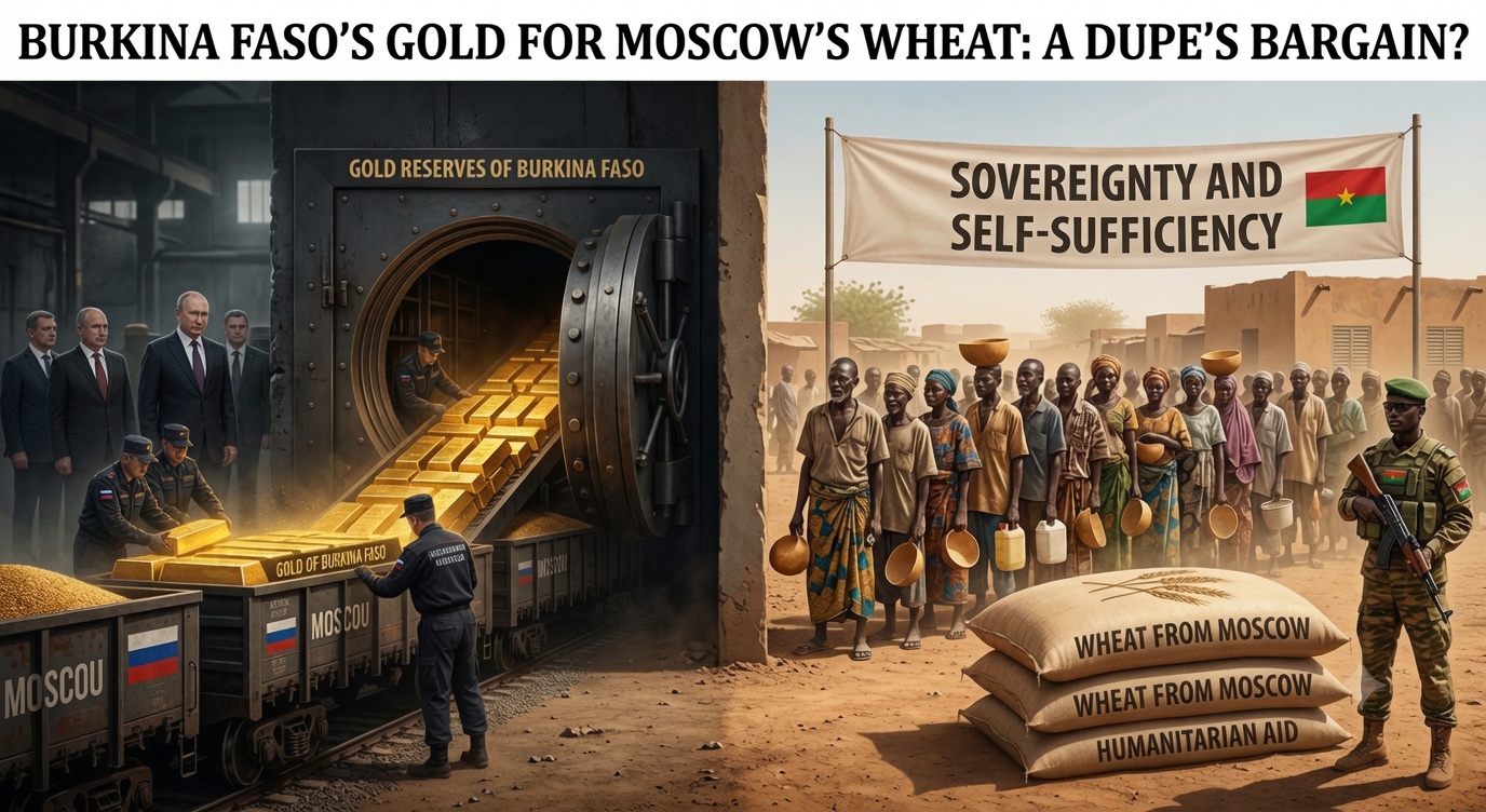 Burkina Faso’s gold traded for Moscow’s wheat in stark sovereignty paradox