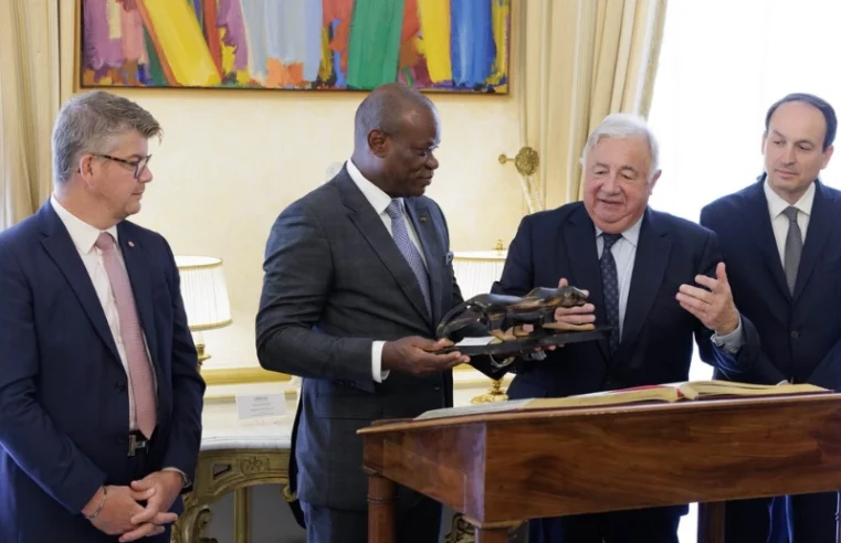 Gabon’s president wraps up state visit to France with key agreements