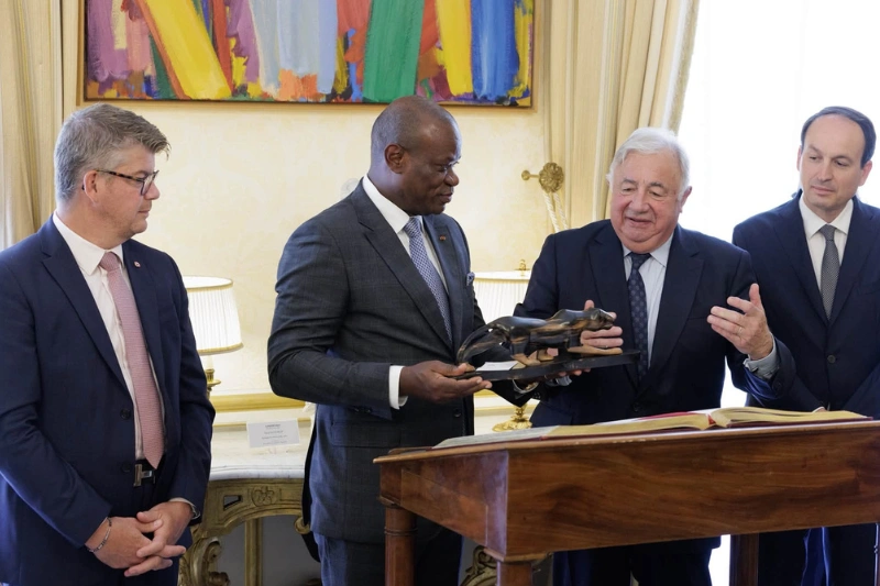 Gabon’s president wraps up state visit to France with key agreements