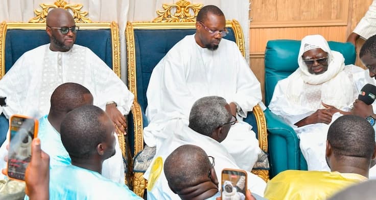 Sonko highlights Serigne Touba’s legacy during Touba visit