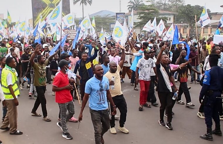 Human rights watch condemns force in Kinshasa protests