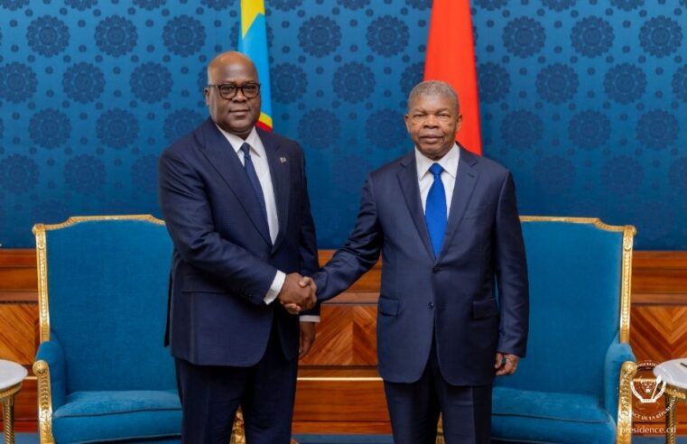 DR Congo’s president Tshisekedi joins luanda peace summit in Angola