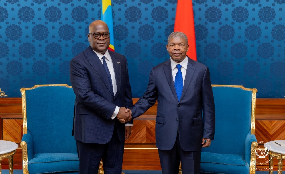 DR Congo’s president Tshisekedi joins luanda peace summit in Angola
