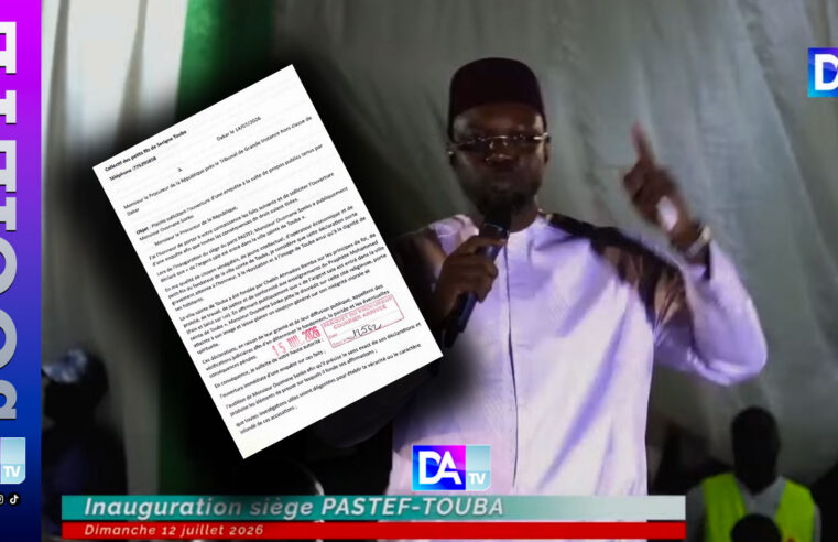 Legal action lodged over touba remarks attributed to sonko