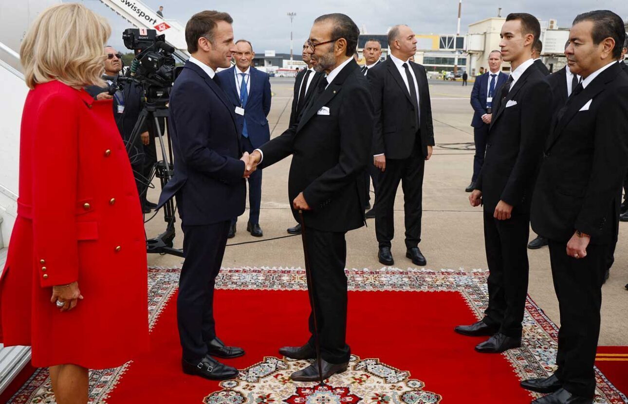 Diplomatic meeting between Moroccan and French officials