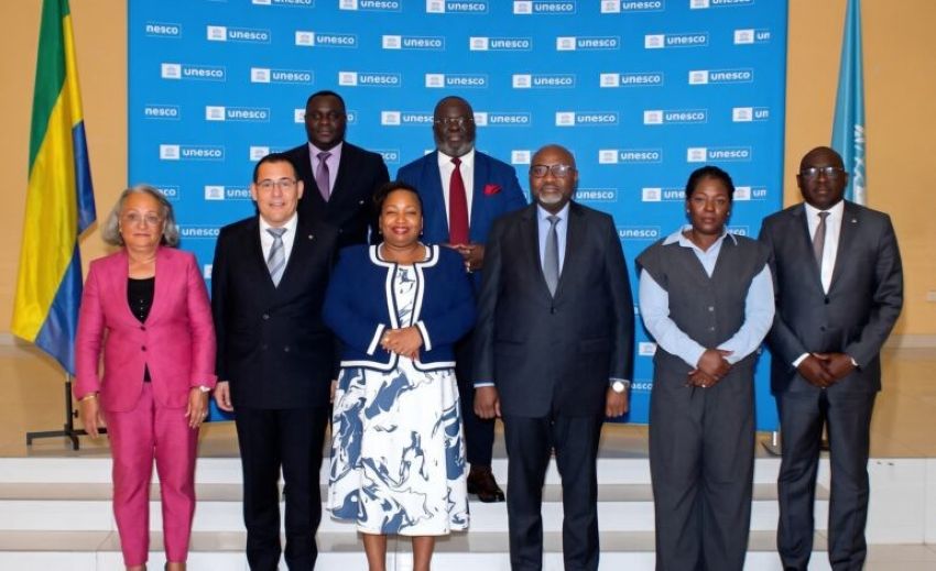 Gabon education reform officials