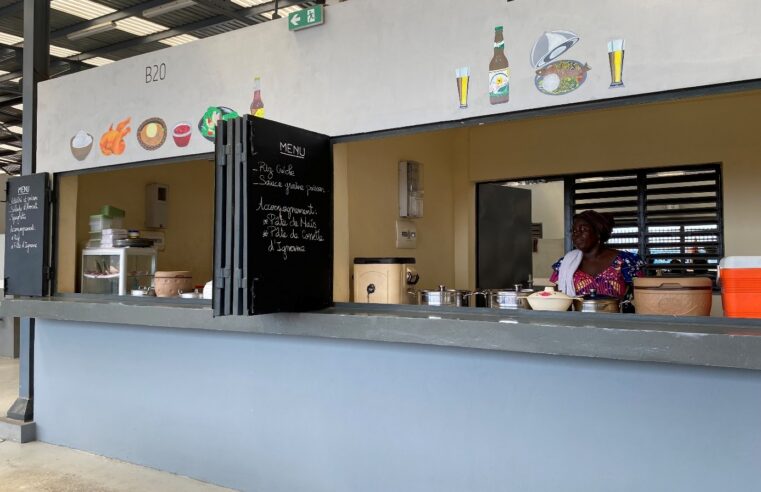 Modern market spaces boost food safety for Cotonou port workers