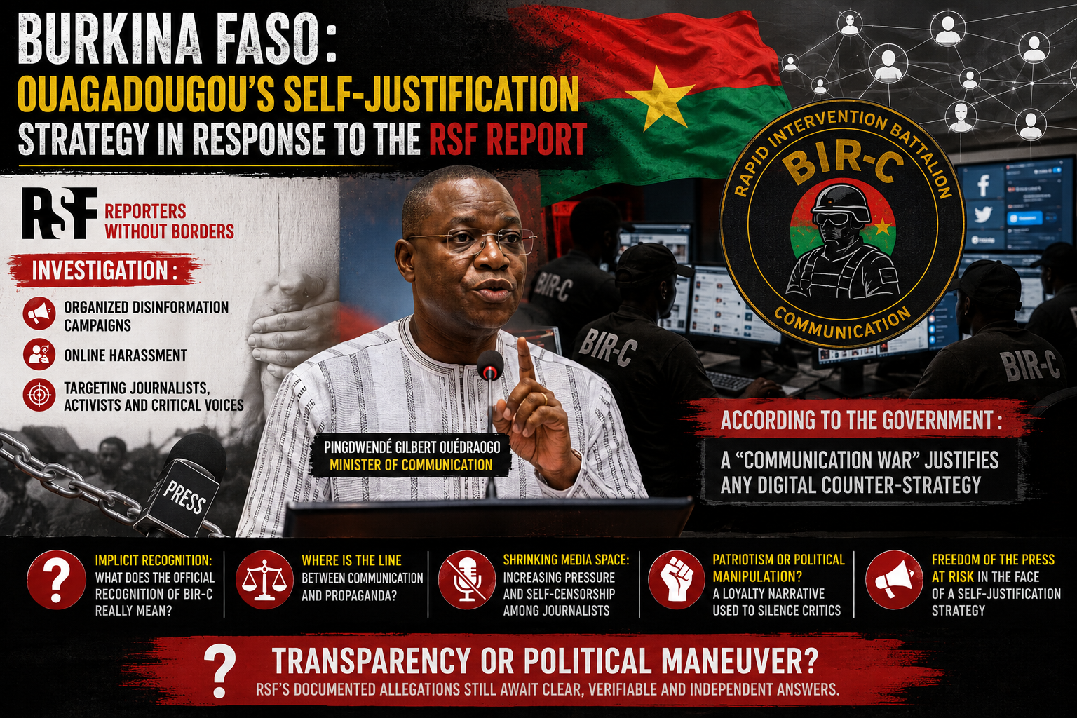 Burkina Faso’s digital strategies spark heated discussions on media freedoms