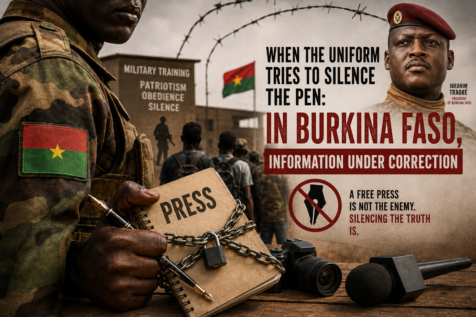 Military training for journalists in Burkina Faso raises censorship concerns