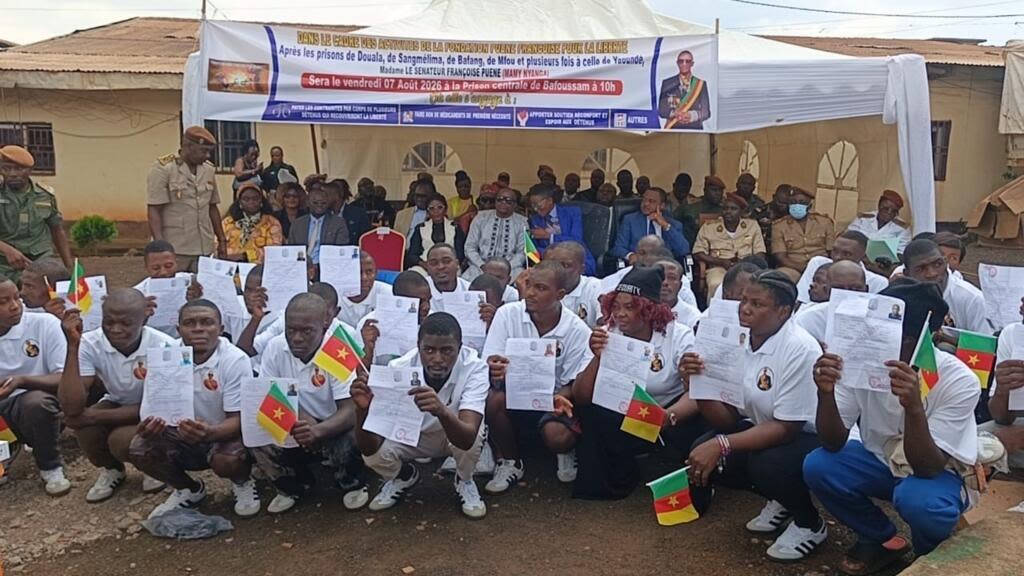 Cameroon releases 38 young prisoners unable to pay court fines