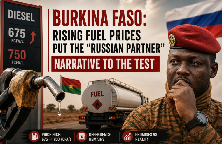 Burkina Faso: fuel price hike scrutinizes the ‘Russian partner’ narrative