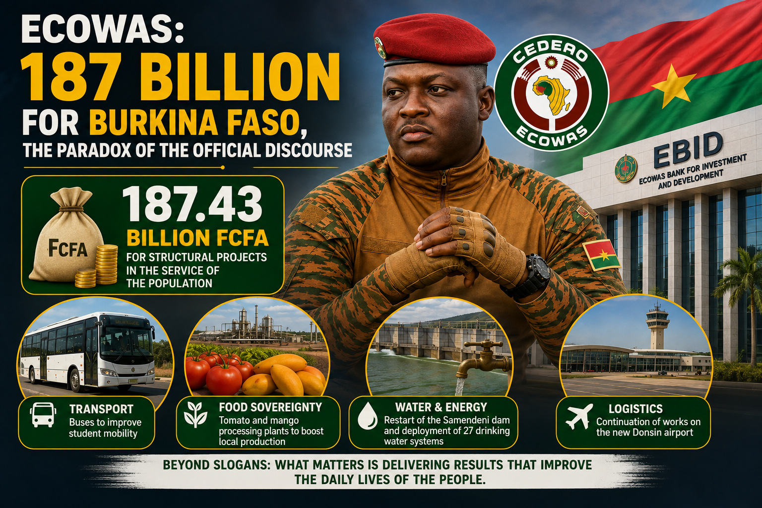 Burkina Faso’s economic reliance on CEDEAO amidst critical rhetoric