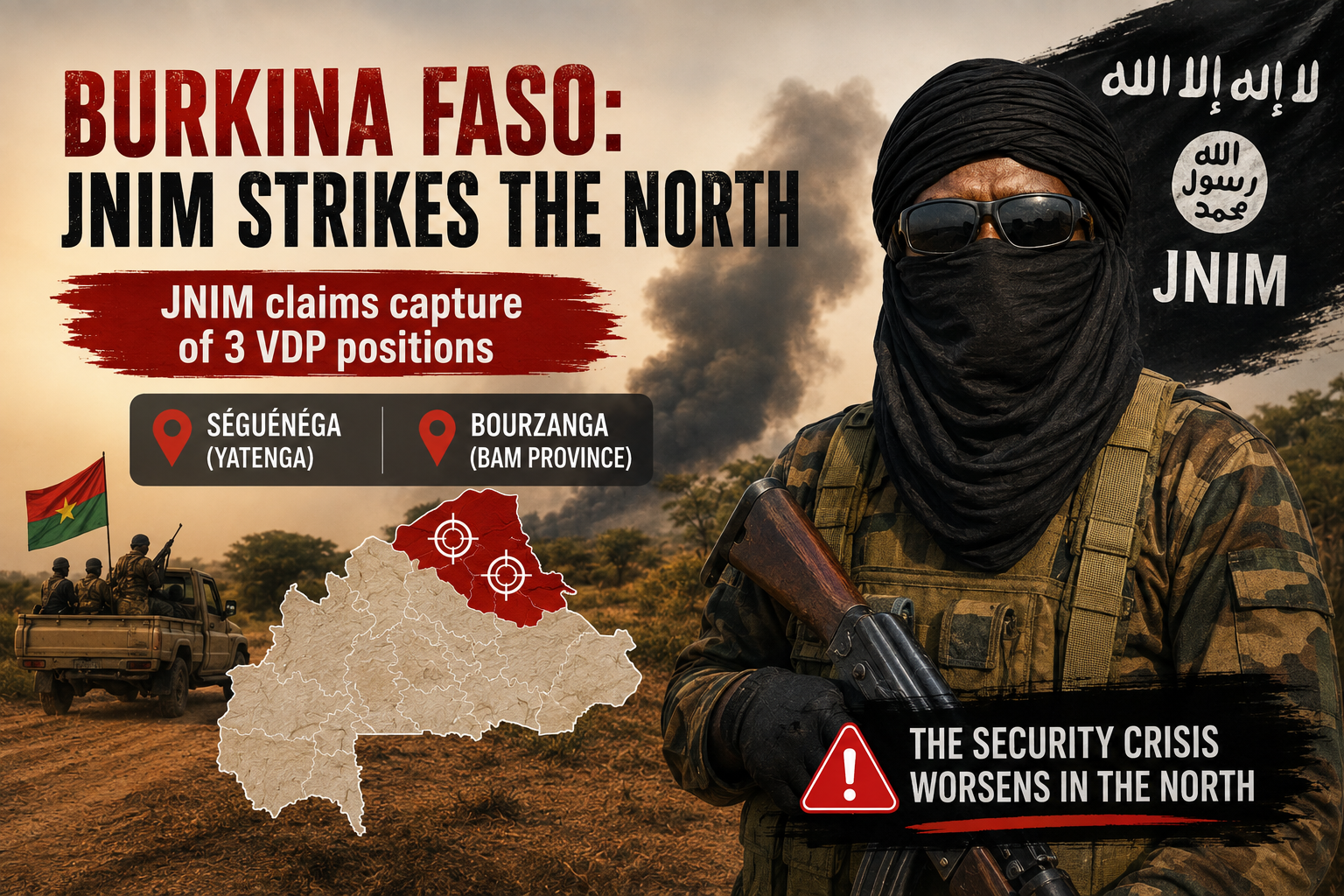 security crisis in Burkina Faso: the jnim’s latest assault exposes traoré’s shortcomings